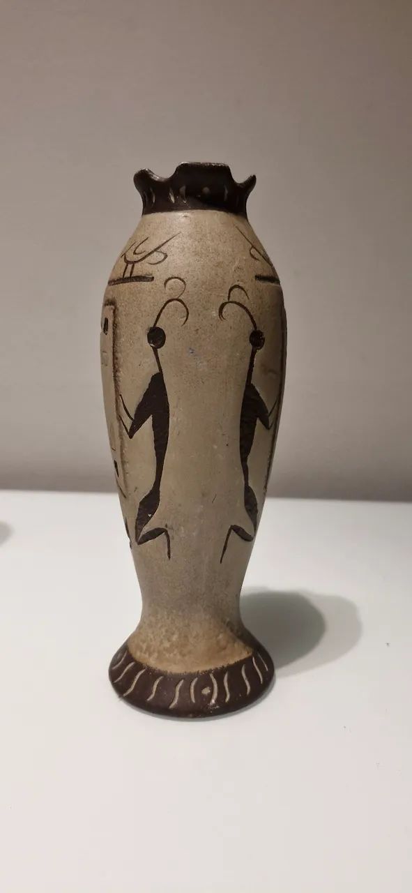 Vaso Decorativo Artesanal com Design Tribal - Foto 4