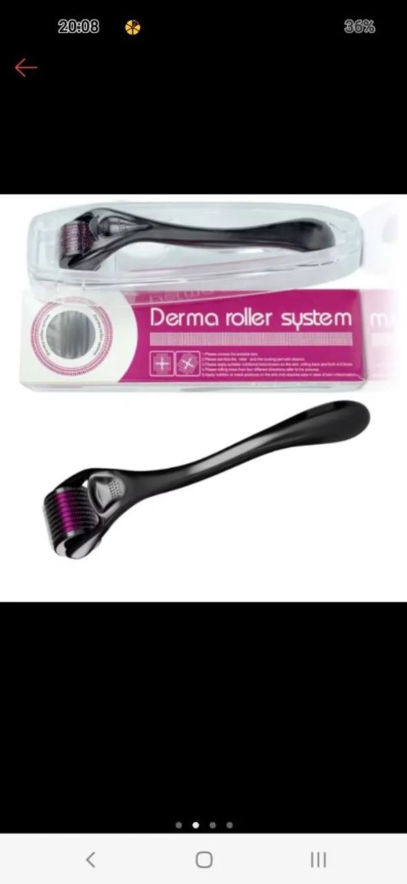 Rolo de Derma para tratamento facial