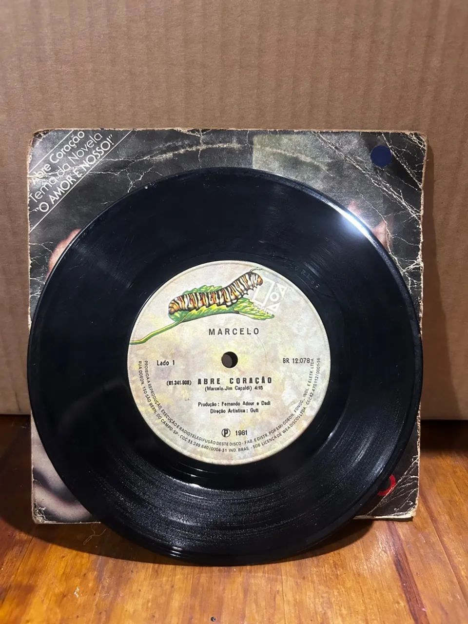 Disco compacto Marcelo - Abre Coração / Primeira Consciência (1981) - Foto 3