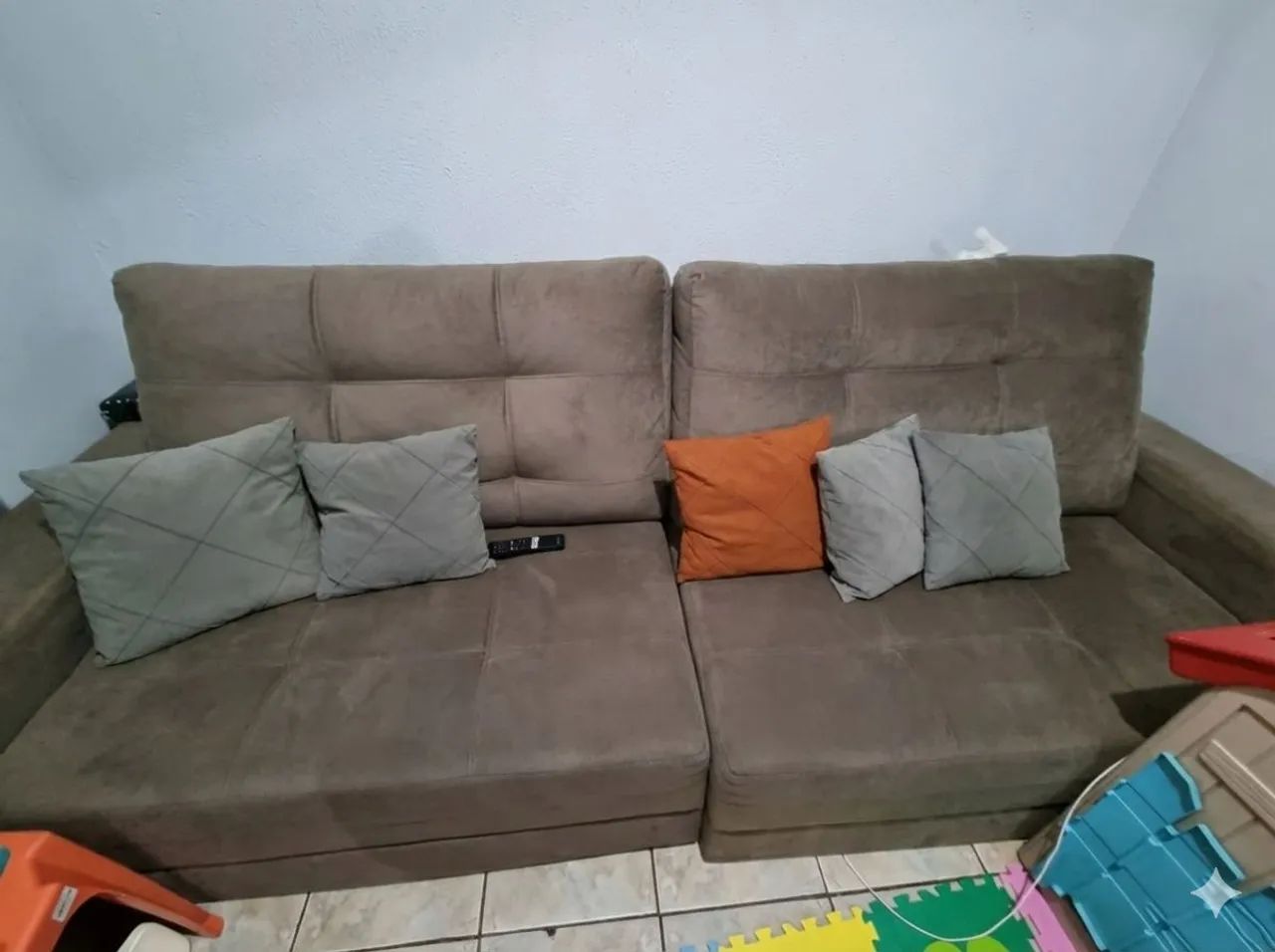 Sofa modulador marrom 64861552661378125