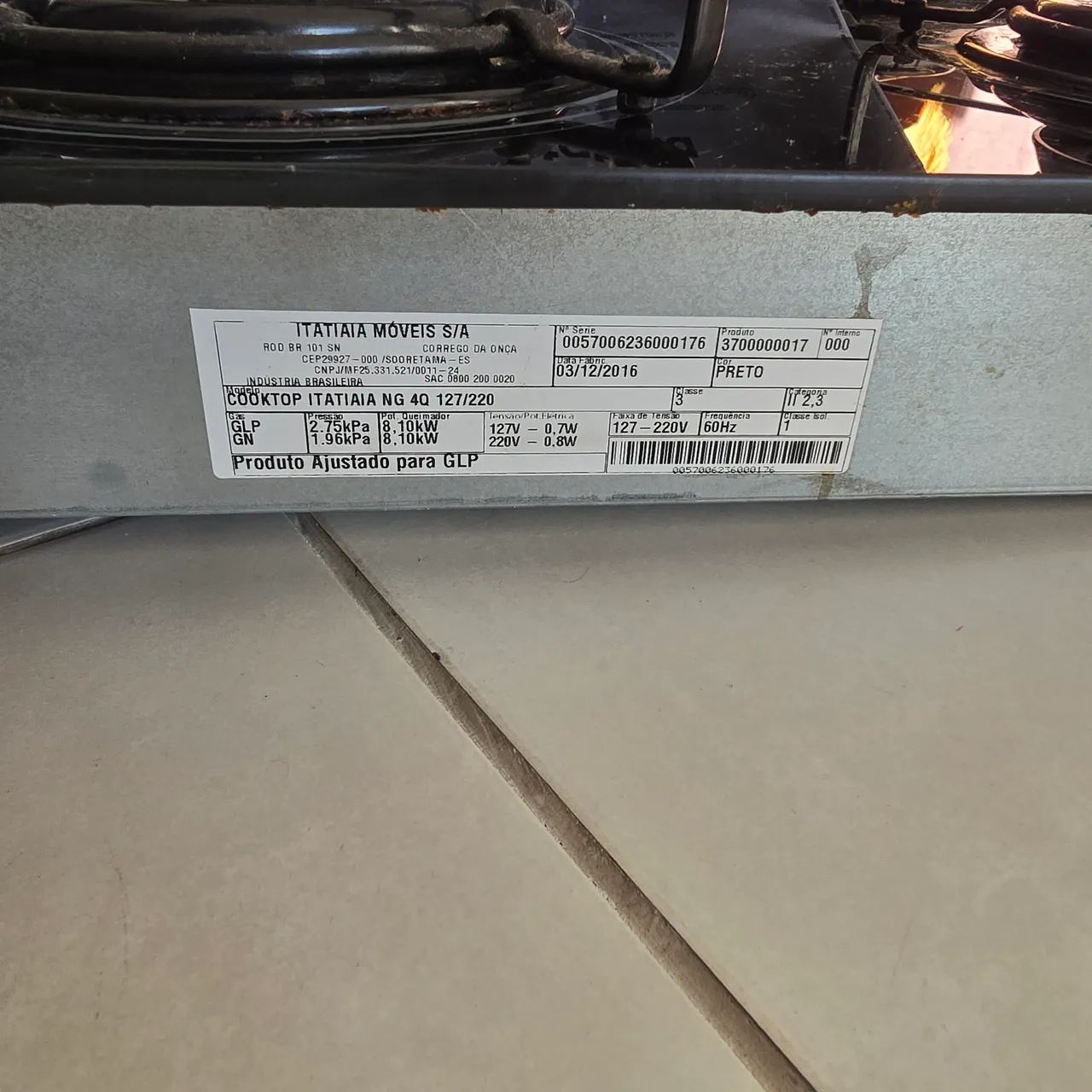 Cooktop 4 bocas Itatiaia Essencial bi volt - Foto 5