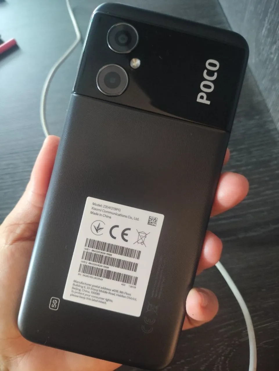 Poco M4 5G 128GB. Usado 2 meses. Estado de novo sem nenhuma marcação.