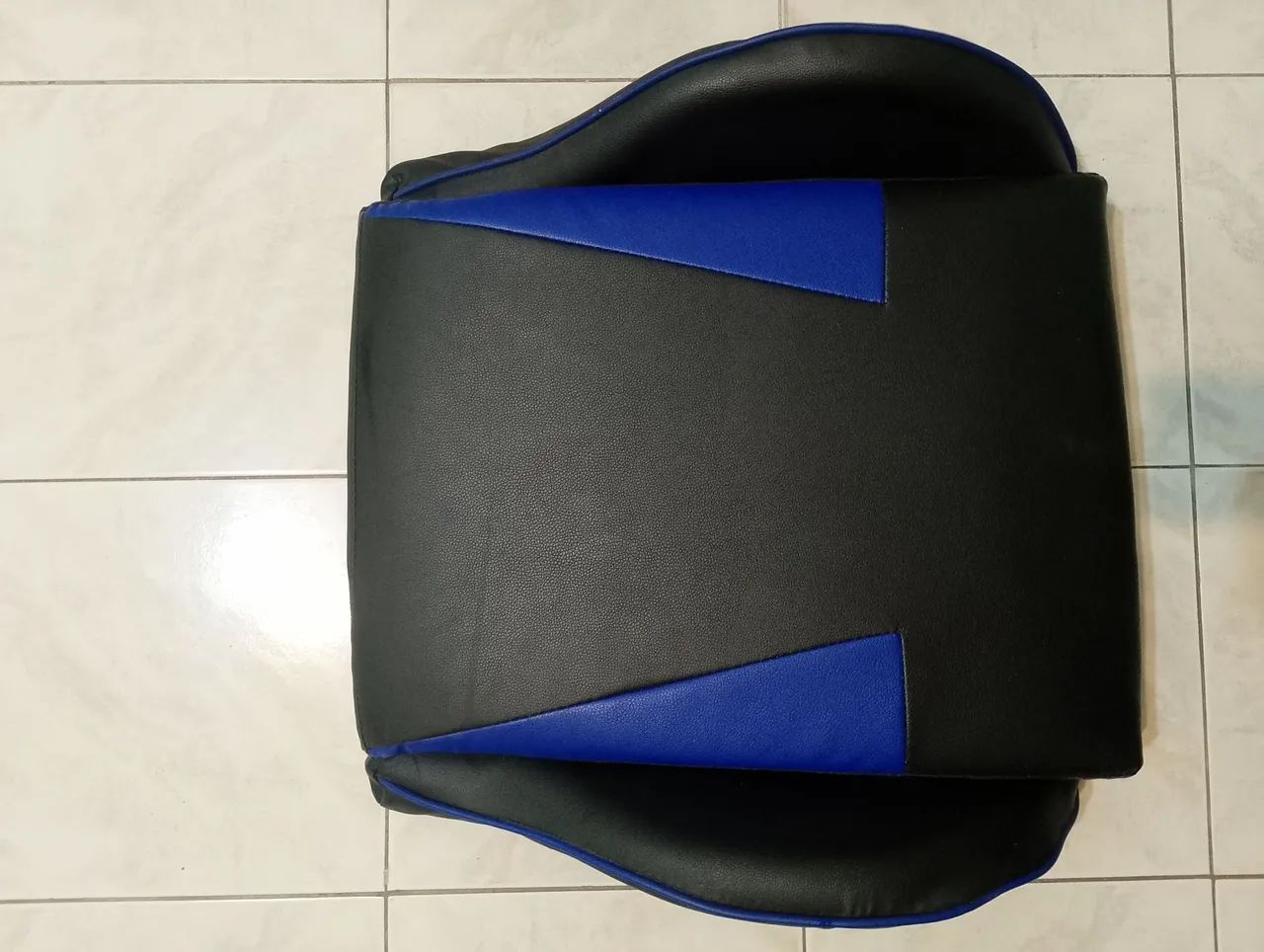 Assento para cadeira Gamer Preta e Azul - Conforto e Estilo - Foto 2