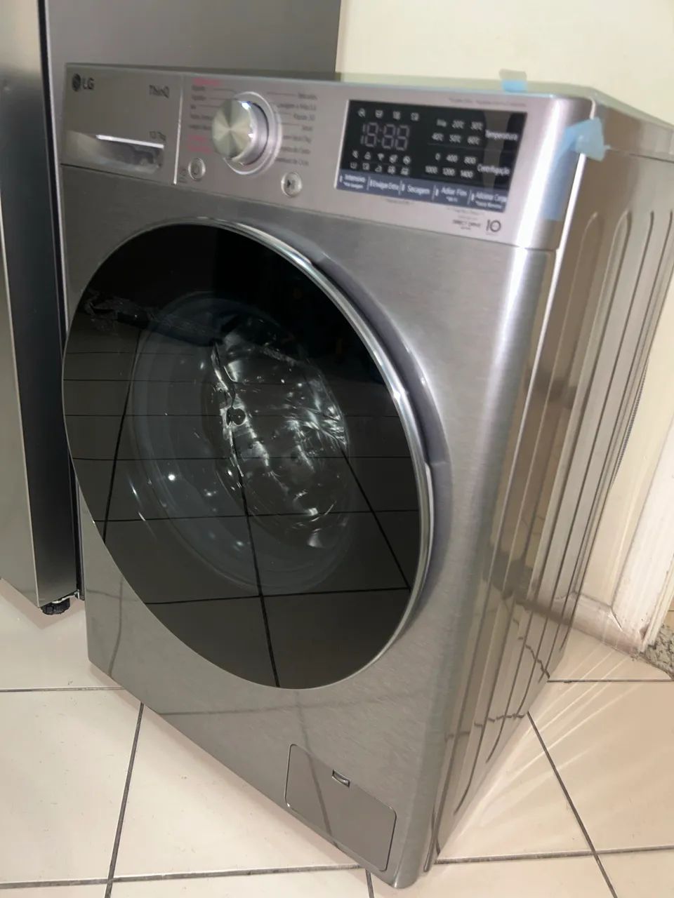 Lava e Seca LG 12Kg Smart !!!NUNCA USADA!!! Inox - Foto 2