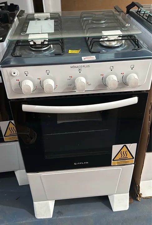 Fogão 4 Bocas Atlas Monaco Plus Branco