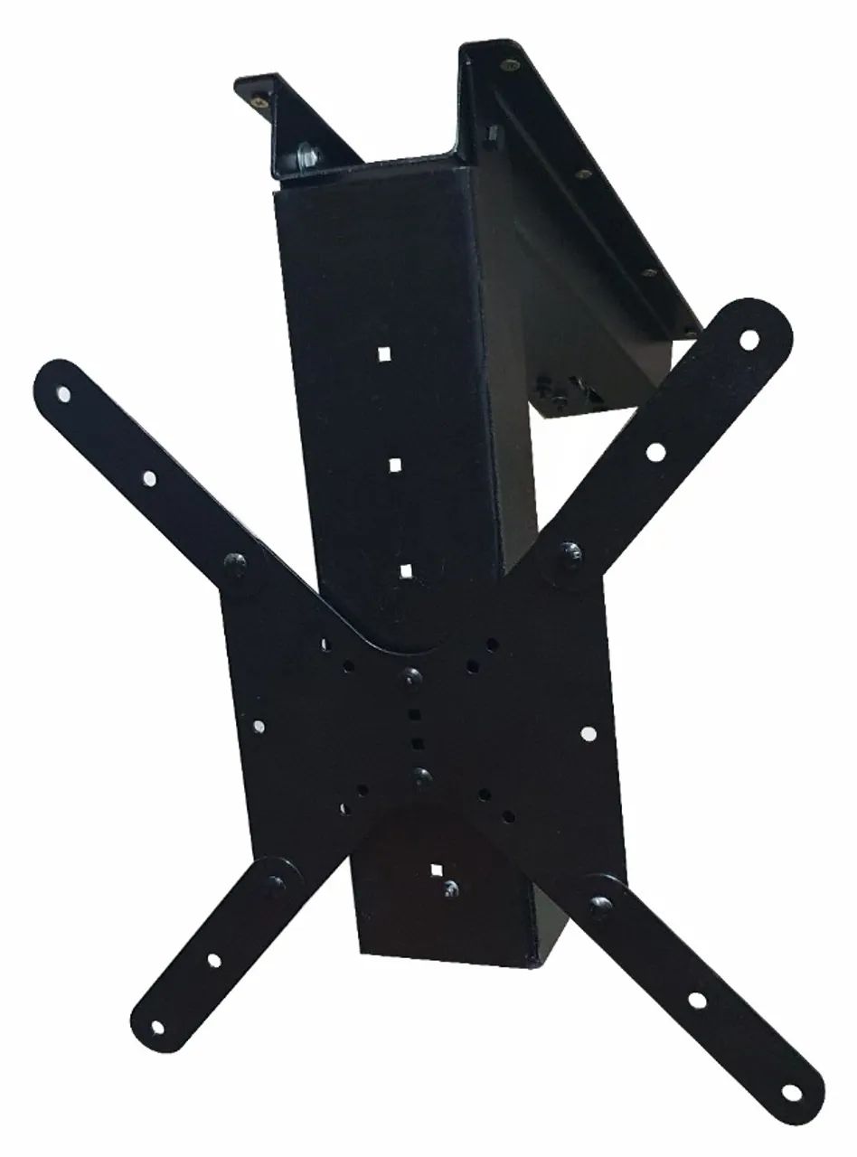 Electric Ceiling and Wall TV Mount with Remote Control for Motorhomes and Residential Use, Black