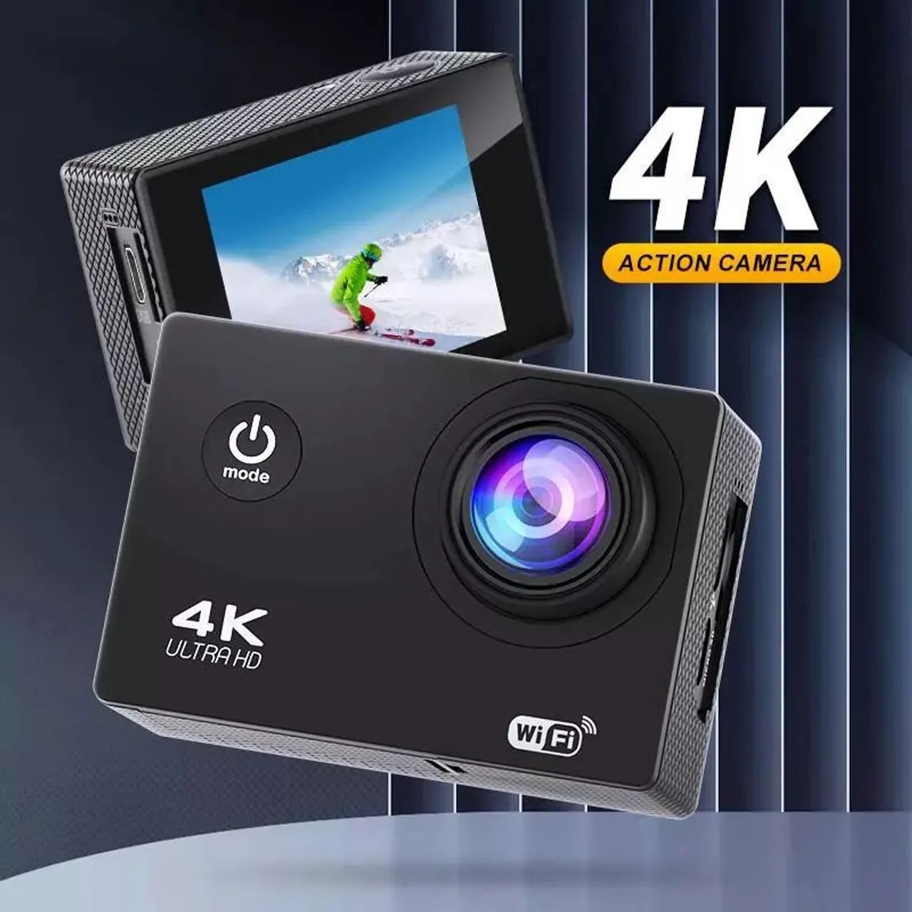 Camera açao sports 4k wifi filmadora esportiva prova dagua - Foto 2