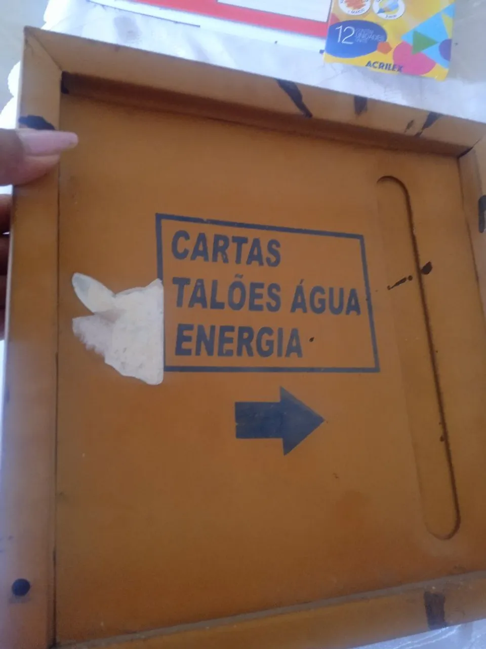 Caixa de Correio para Cartas, Contas e Talões