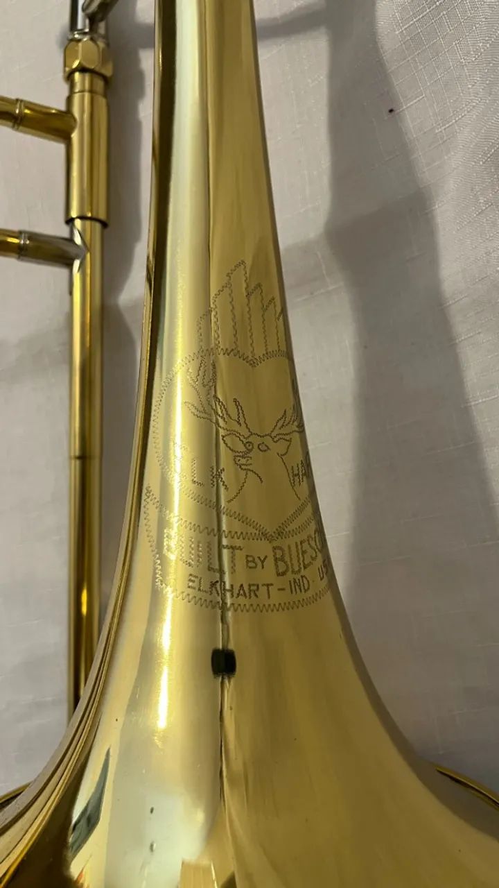 Trombone Elkhart Buescher Ind. EUA, modelo 66I - Foto 2