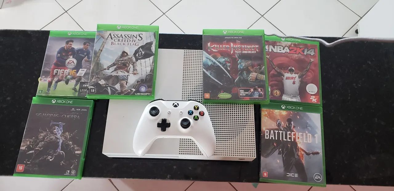Xbox One S 1TB + Jogos Inclusos - Ótimo Estado! - Foto 2