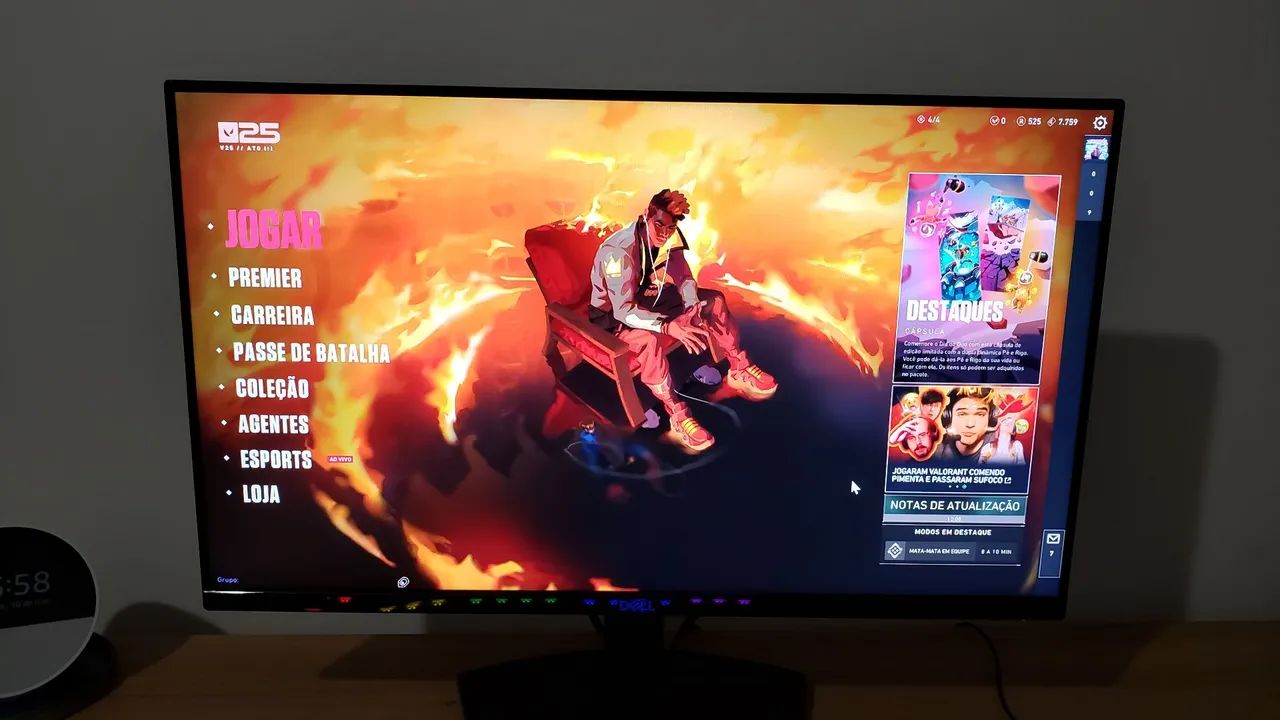 Monitor Dell Gamer 23.8 polegadas, 75 Hz, modelo SE2419HR - Foto 3