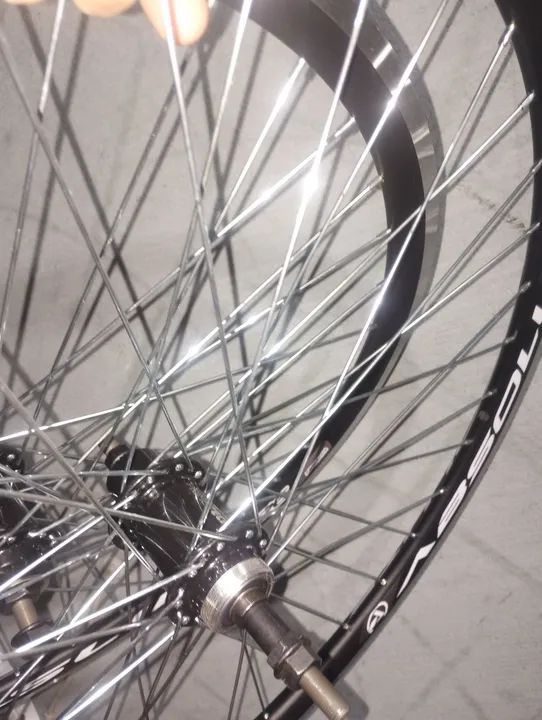 Rodas de bicicleta aro 26 com rolamento  - Foto 2