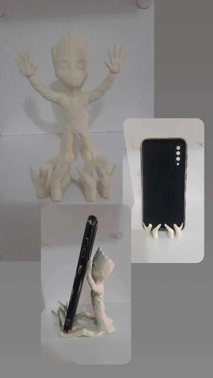 Suporte para Celular Groot - Impressão 3D
