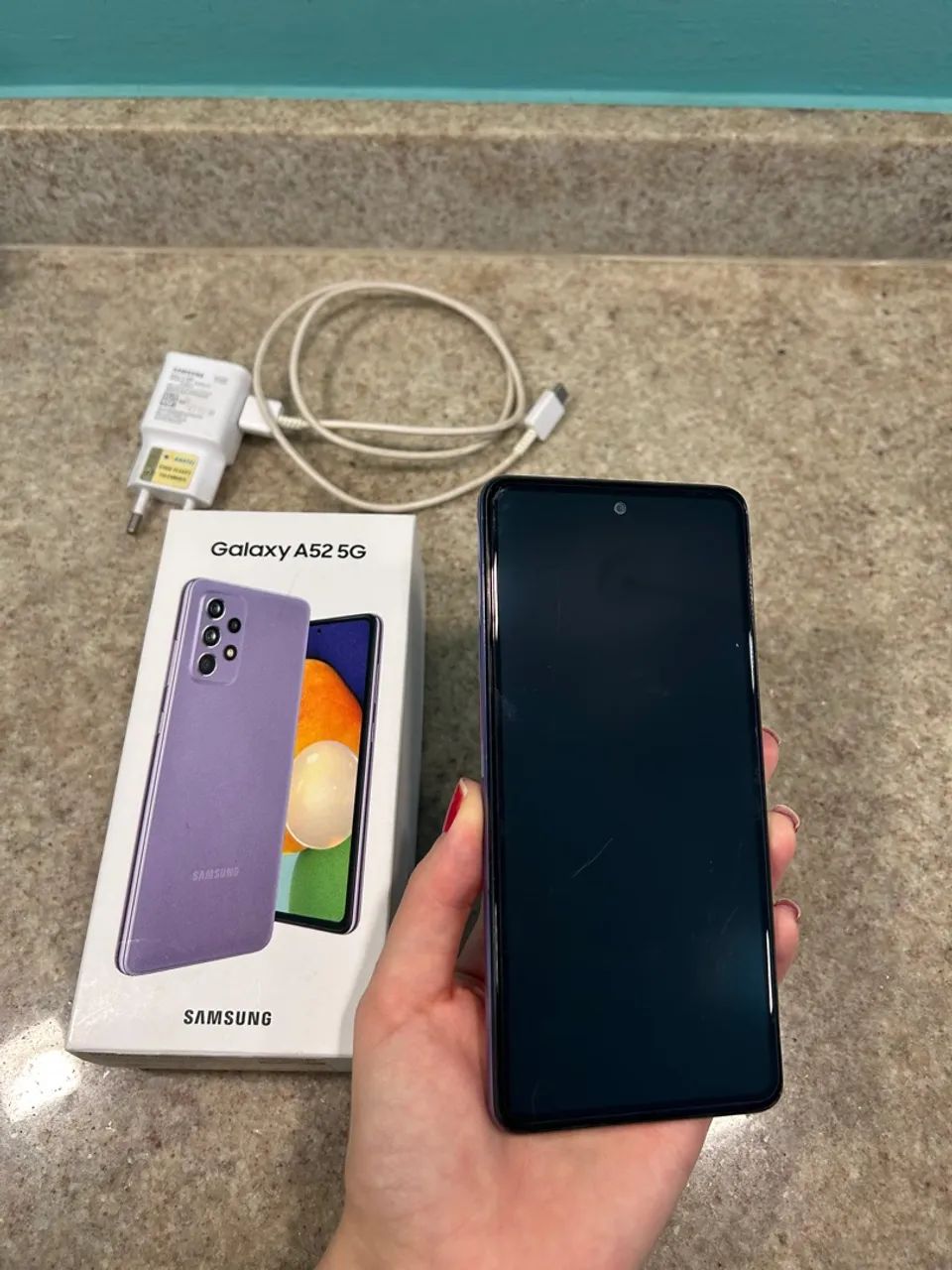 Samsung Galaxy A52 5G - 128GB - Com Caixa e Carregador Original