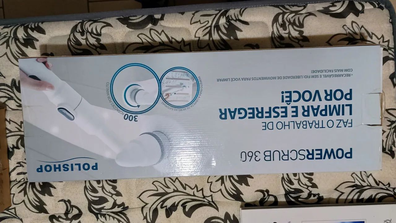 Escova Elétrica Rotativa para Limpeza - Nova - Foto 2