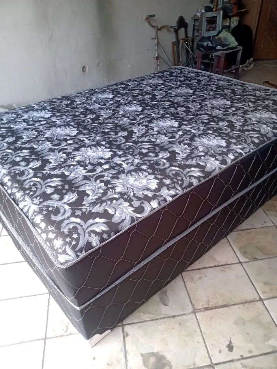 Cama Box Casal Floral - Foto 5