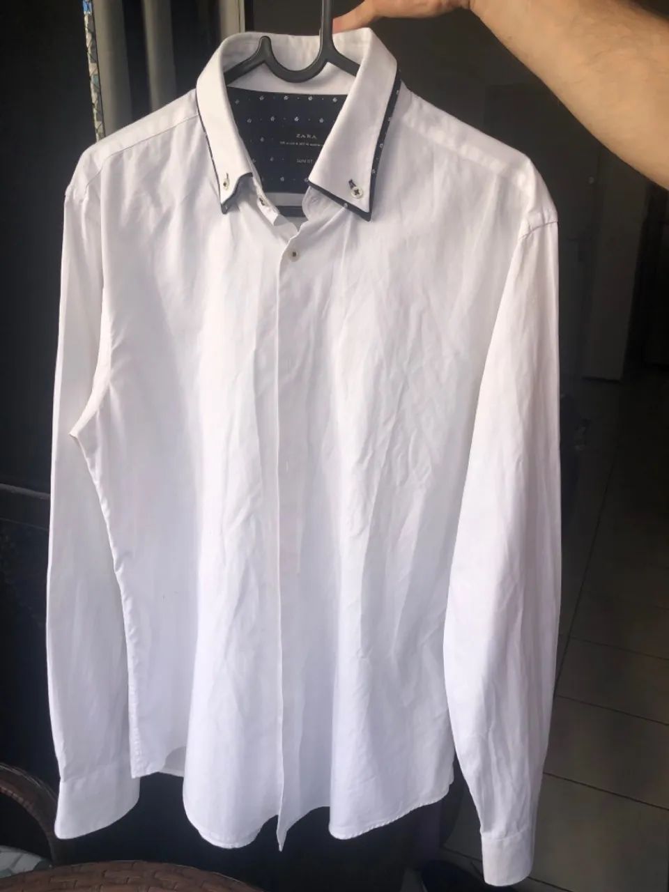 Camisa social branca Zara