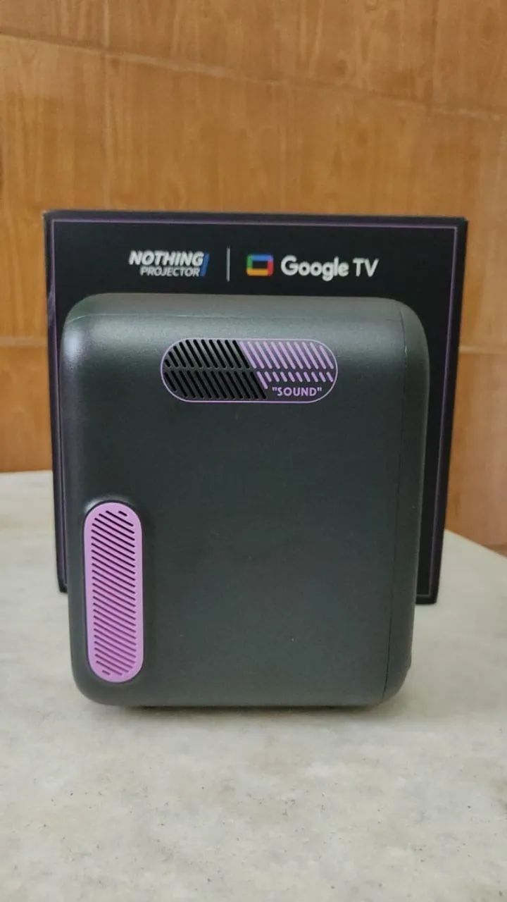 Projetor Google TV com WiFi Bluetooth, 1080P Full HD e 4K  - Foto 3