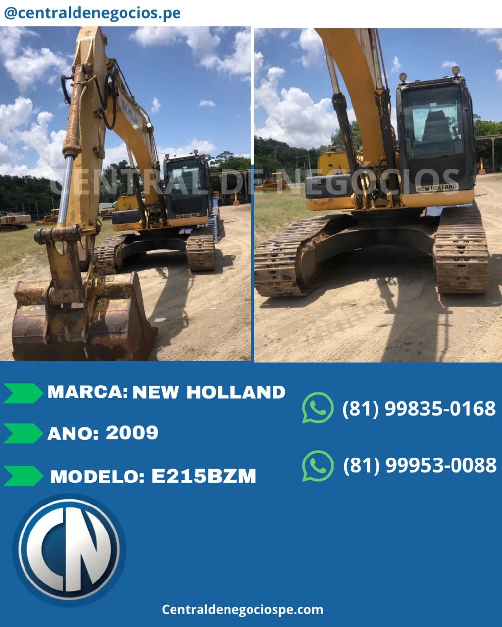 ESCAVADEIRA NEW HOLLAND E215BZM - Foto 3