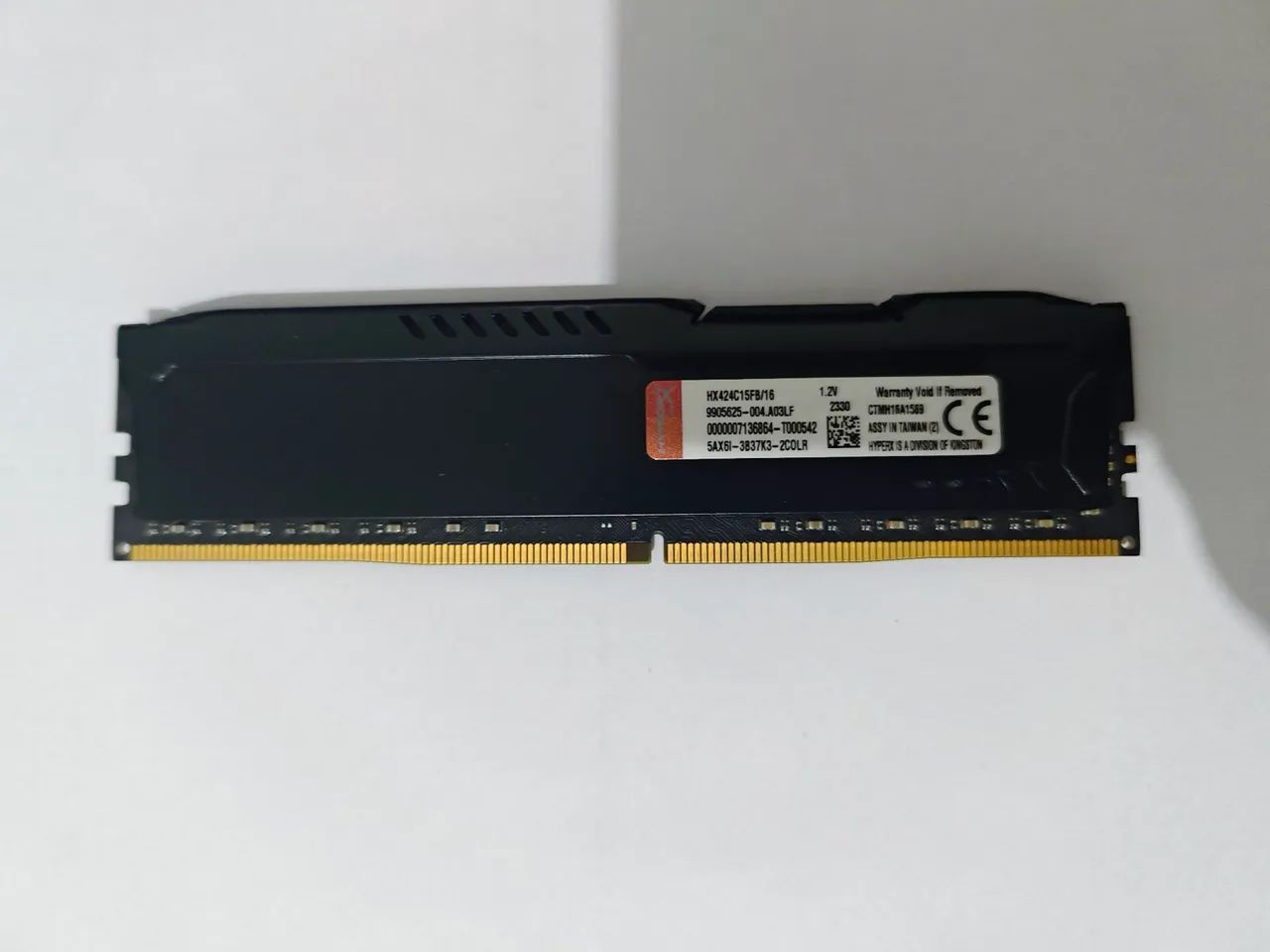 Memória RAM Para PC GAMER HyperX Fury Black 16GB 2400Mhz - Main Image