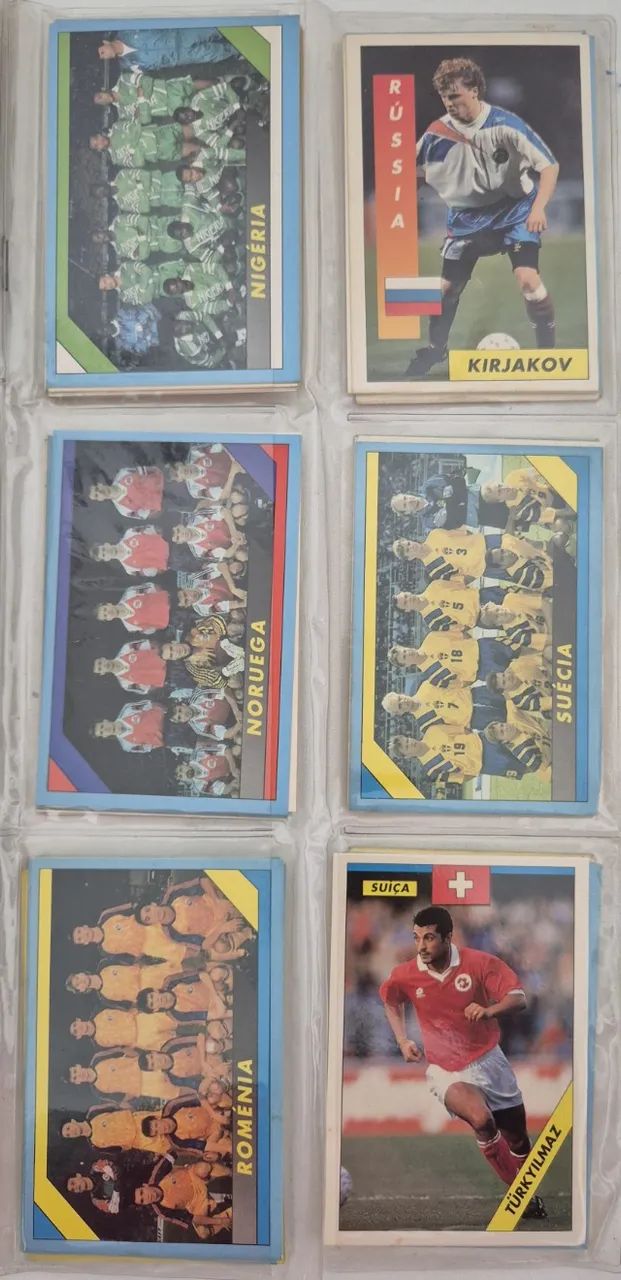 Lote Com 243 Cards Da Copa 1994 Multi Editora - Foto 2