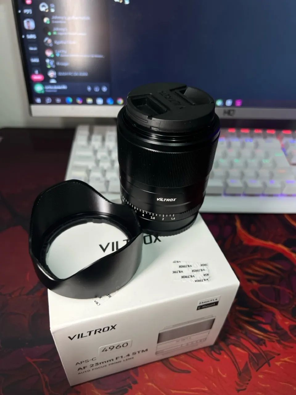 Lente Viltrox AF 23mm f/1.4 para câmera Sony E-mount - Foto 5