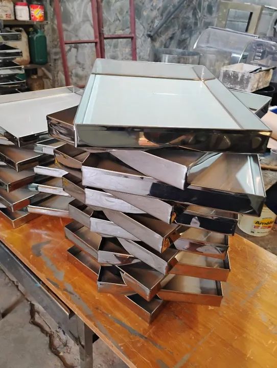 Bandejas em inox qualquer medida, fabricamos 