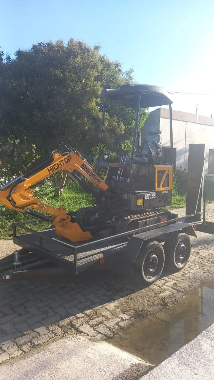 Aluguel retroescavadeira ou Mini escavadeira