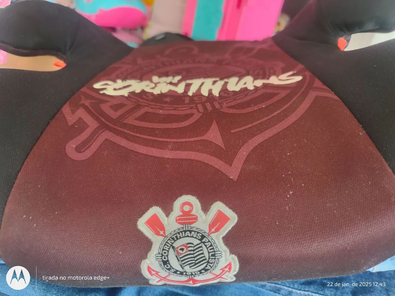 Cadeirinha de carro Corinthians - Bebê conforto - Foto 3