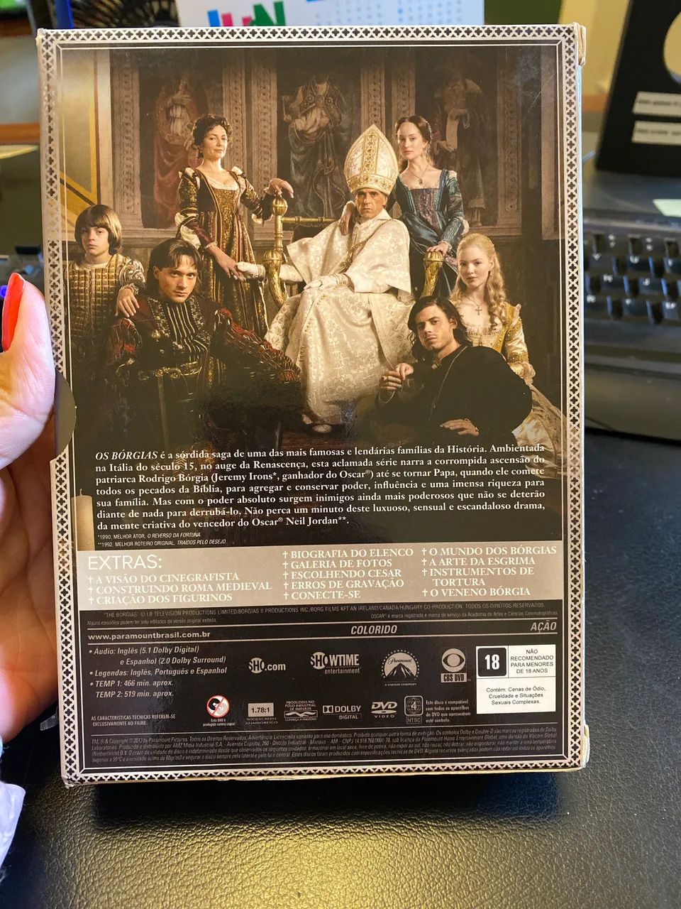 Box DVD Os Bórgias Temporada 1 e 2  - Foto 2