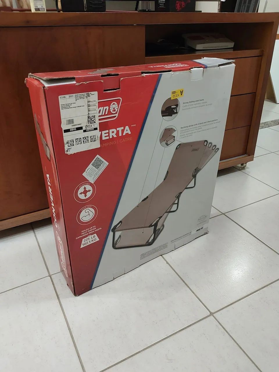Cama Dobrável Camping Coleman Converta