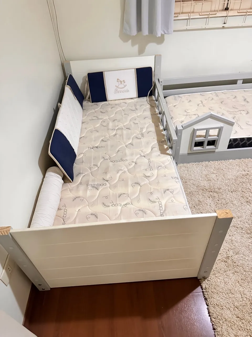 2Cama InfantilMontessoriana Personalizada com Grade de Proteção