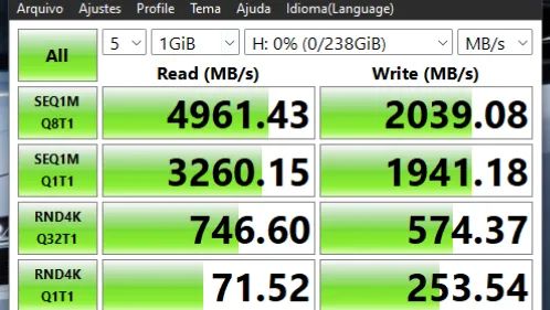 Disco Solido Interno Hd Ssd Nvme Adata 256gb M2 2280 Novo - Foto 3