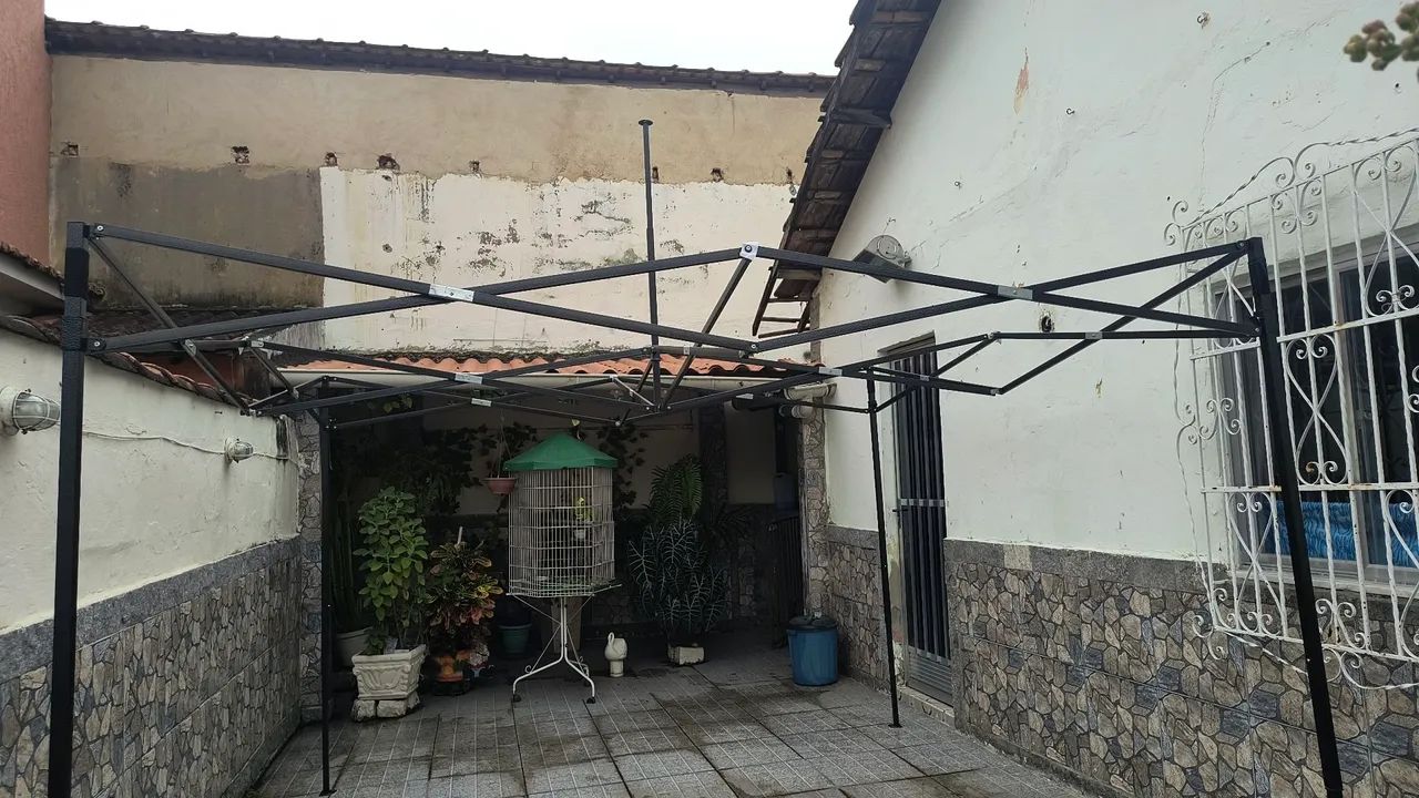 Estrutura Tenda Gazebo 3mx3m  PRATICAMENTE NOVA - Foto 4