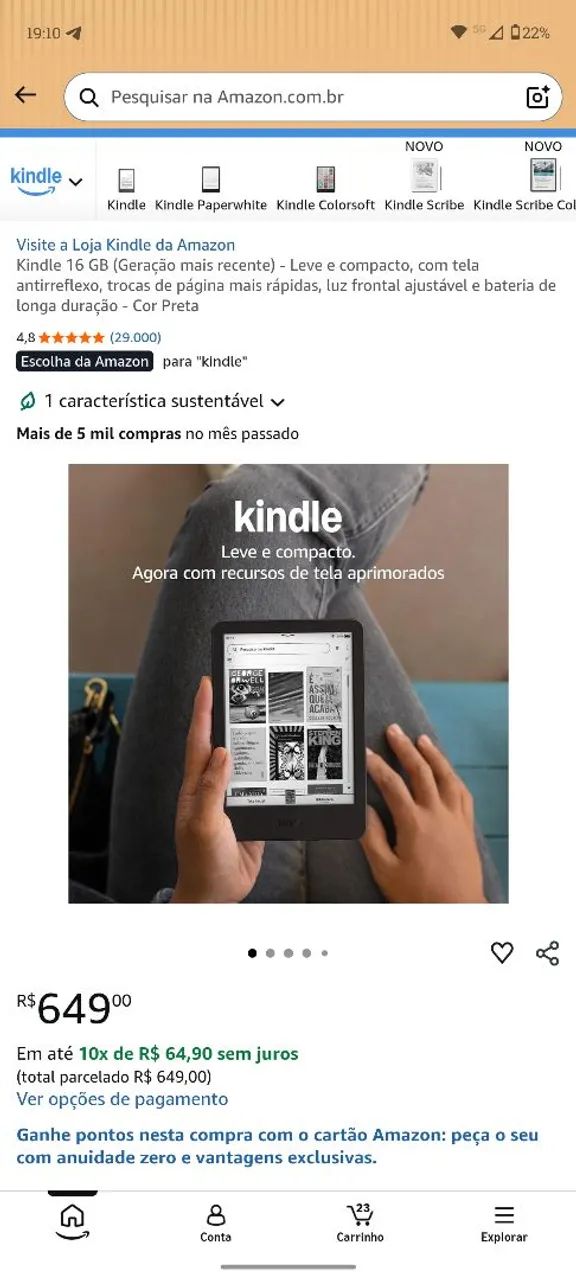 Kindle 11ª Geração 
