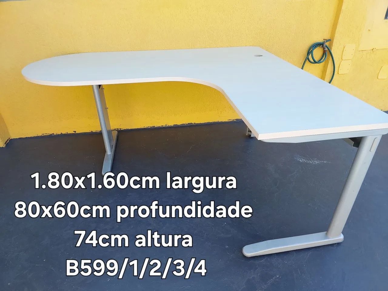 Mesa escritório em L  - Foto 3