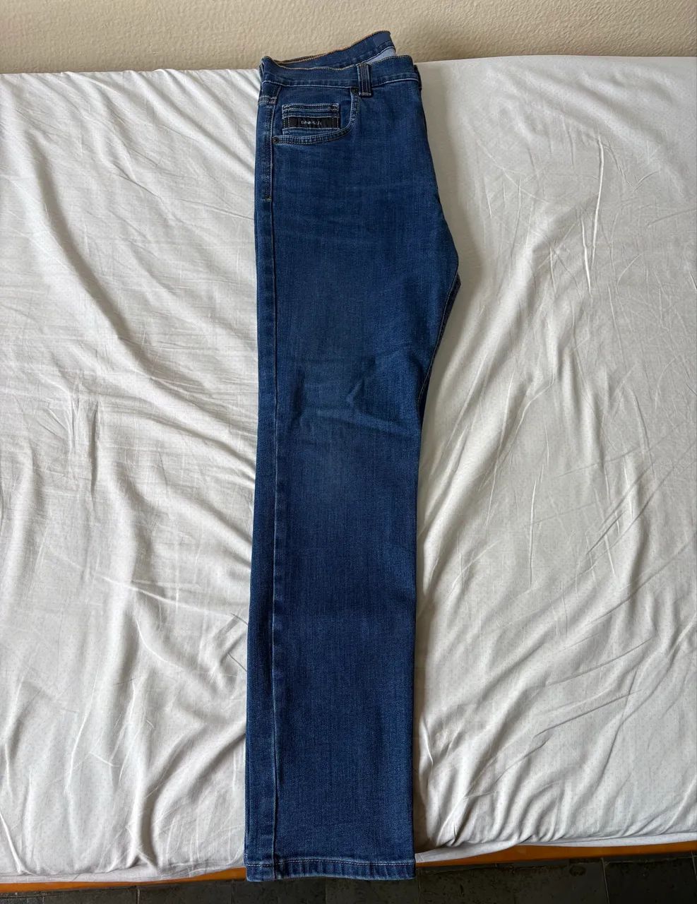 Calça Jeans Escura da Damyller (Nunca Usada) - Foto 3