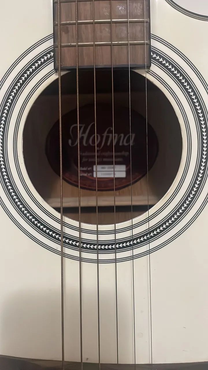 Violão Hofma elétrico acústico - Foto 2