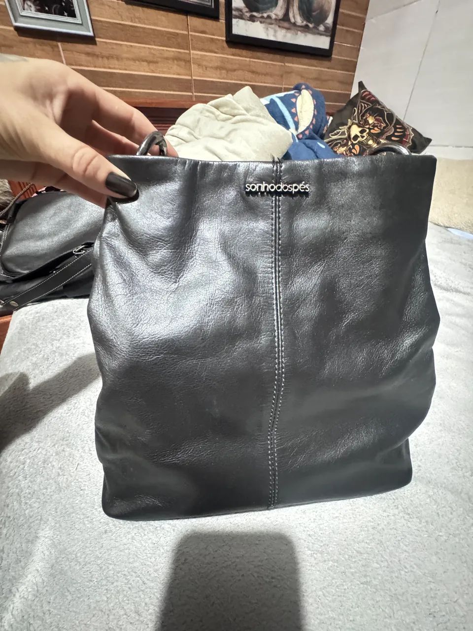 Bolsa couro legítimo sonho dos pés  - Foto 2