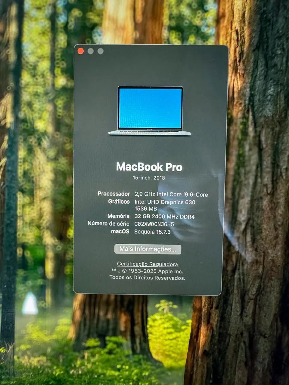 MacBook Pro Touch Bar i9 - 32GB RAM - GPU Dedicada - Máquina