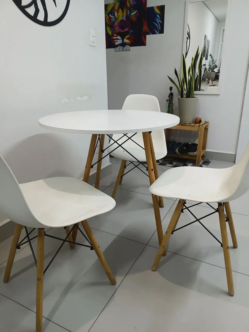 Mesa com 3 cadeiras  - Foto 4
