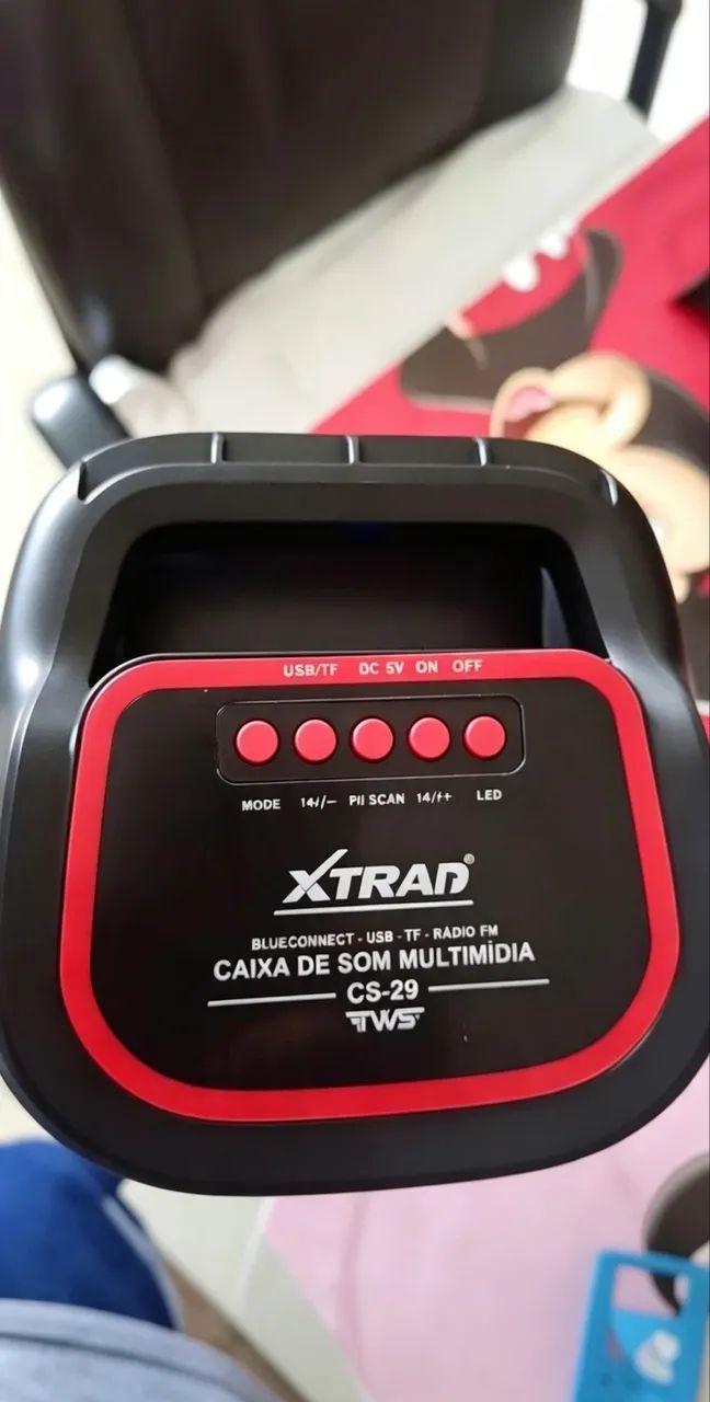Caixa de Som Bluetooth Portátil LED RGB ? 30W / FM / USB / TWS ? Nova - Foto 3
