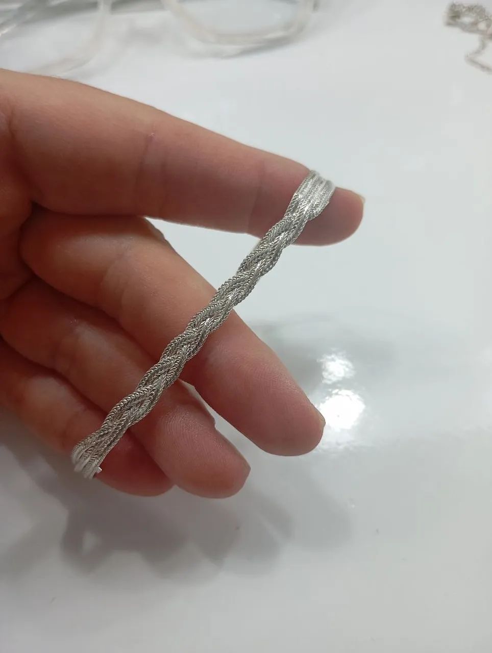 Pulseira Feminina de prata  - Foto 5
