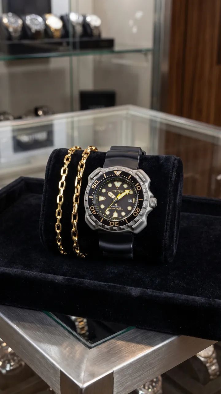 Citizen Eco Drive Tuna Titanium 