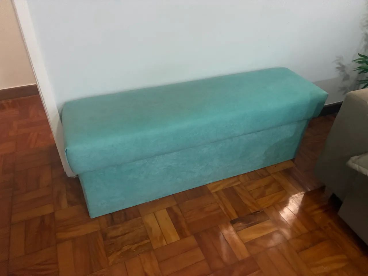 Sofá retrátil e Puf Grande ótimo estado  - Foto 2