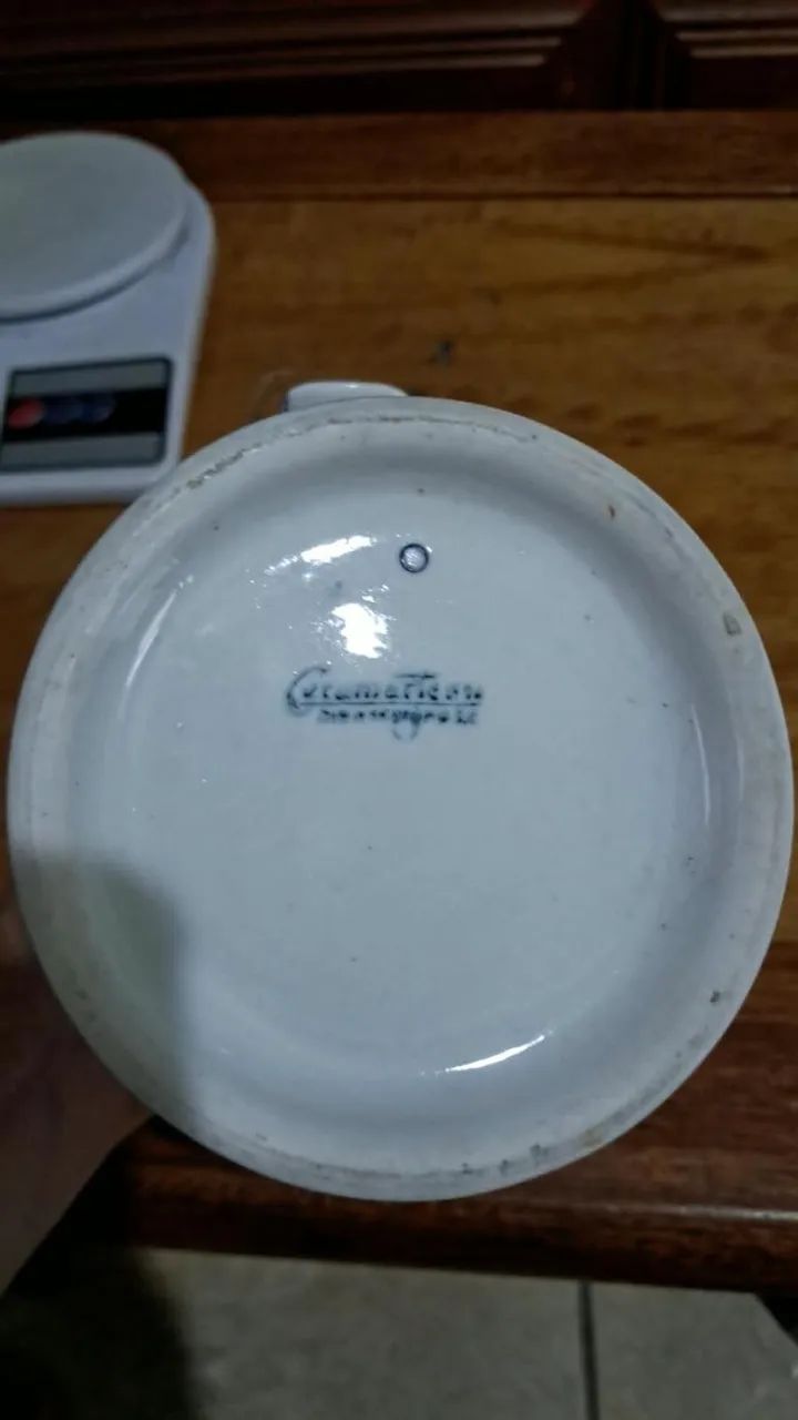 Caneca antiga de cerâmica - Foto 4