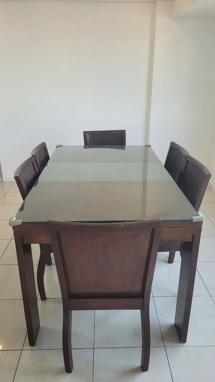 Mesa de jantar com 6 cadeiras - Foto 2