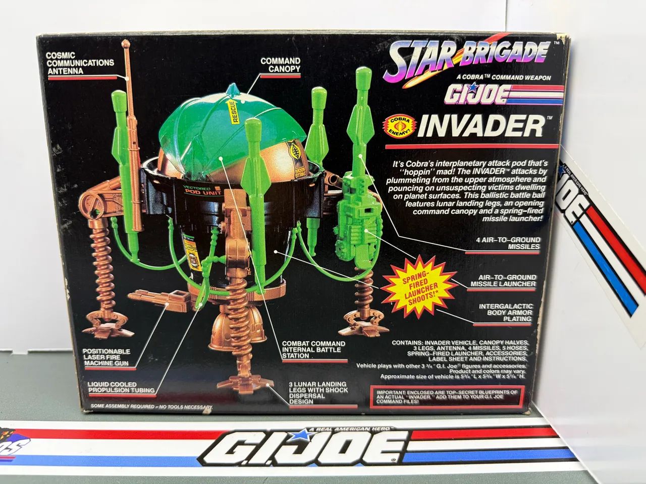 Gi Joe Star Brigade Invader comandos em ação - Hobbies e coleções