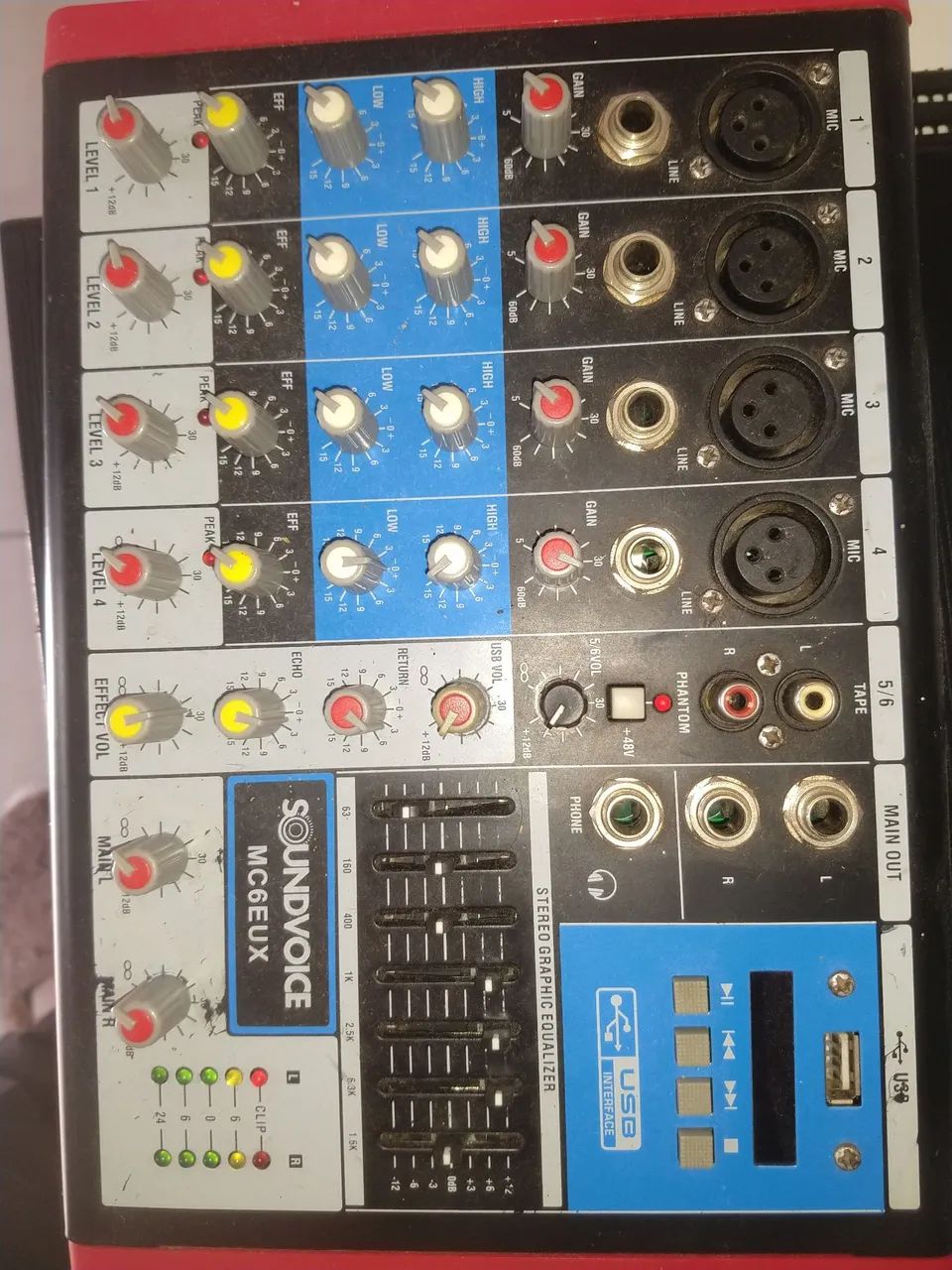 mesa de som Soudvoice MC6EUX - Foto 3