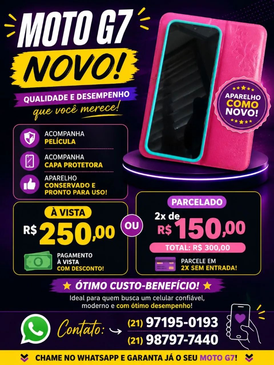 Celular MotoG7Novo